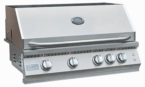 Kokomo Grills Professional 32-inch 4 Burner Built-In BBQ Gas Grill with Back Burner - KO-BAK4BG-PRO large capacity charcoal BBQ grills