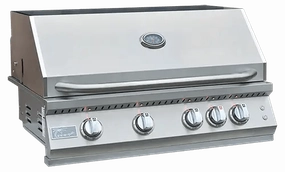 Kokomo Grills Professional 32-inch 4 Burner Built-In BBQ Gas Grill with Back Burner - KO-BAK4BG-PRO large capacity charcoal BBQ grills
