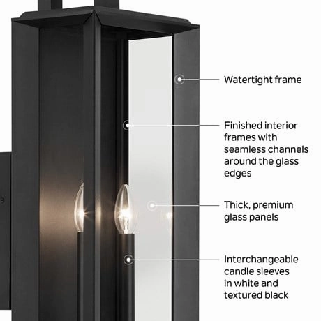 Kroft 14" 1-Light Outdoor Wall Light