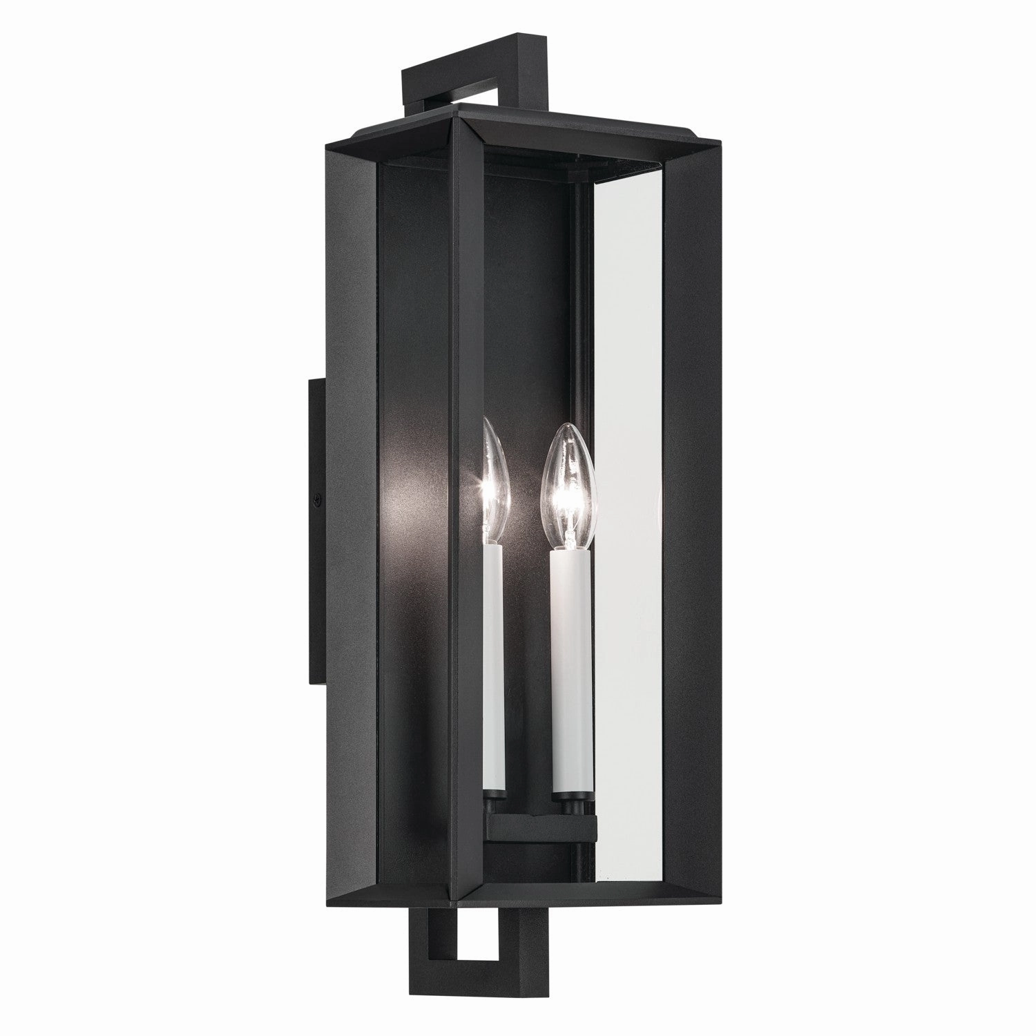 Kroft Two Light Outdoor Wall Mount Textured Black