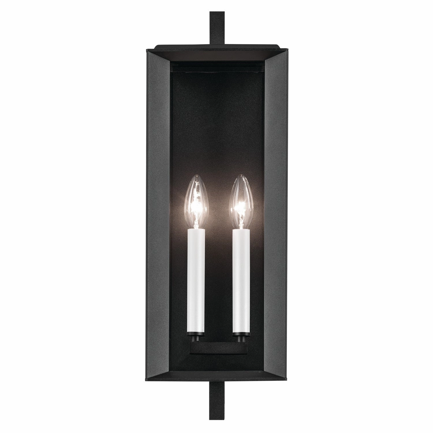 Kroft Two Light Outdoor Wall Mount Textured Black