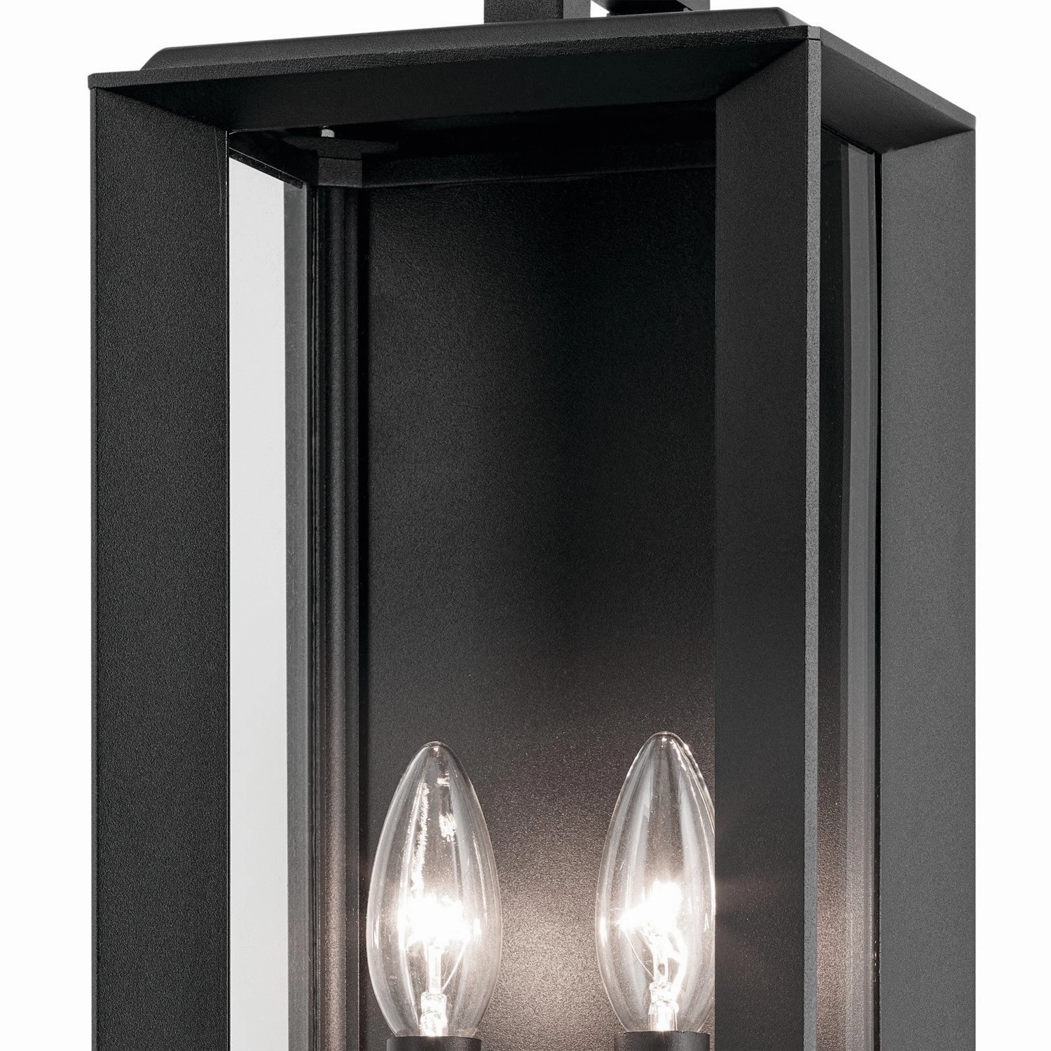 Kroft Two Light Outdoor Wall Mount Textured Black