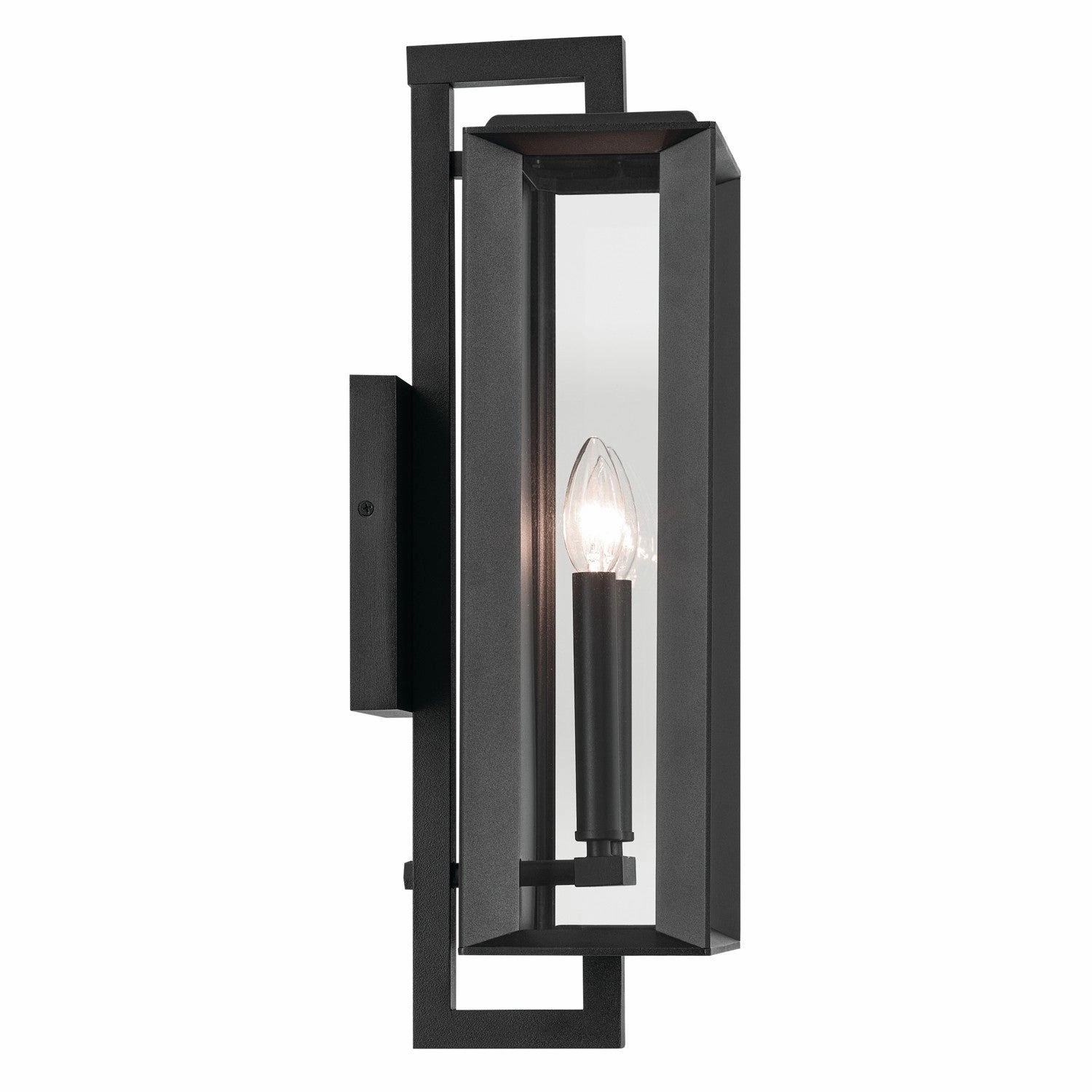 Kroft Two Light Outdoor Wall Mount Textured Black