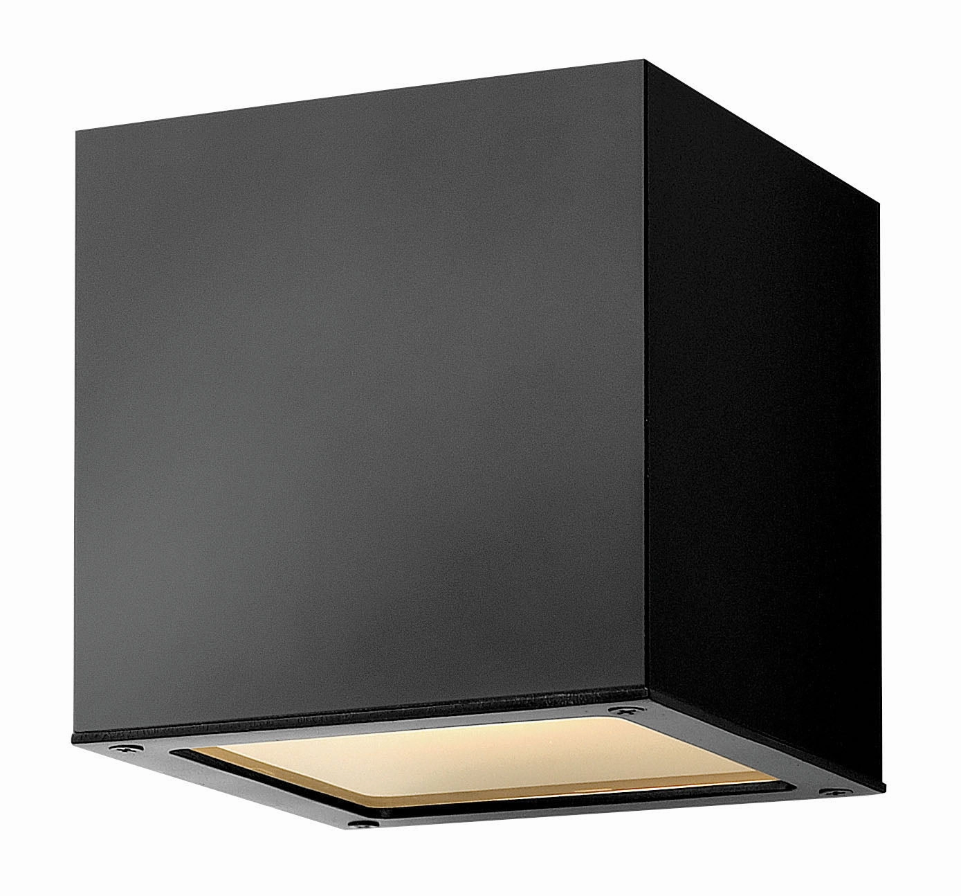 Kube LED Wall Mount Satin BlackOutdoor wall sconces with motion sensor