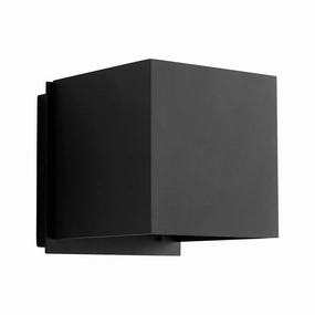 Kubo LED Outdoor Lantern BlackOutdoor wall sconces with motion sensor