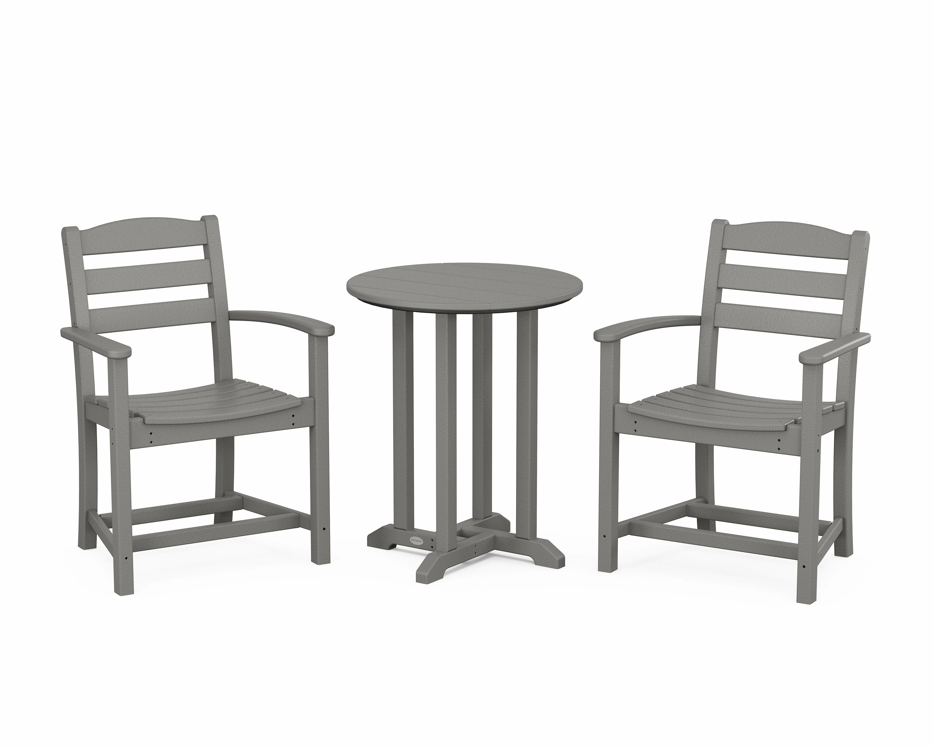 La Casa Caf 3-Piece Round Bistro Dining Setoutdoor patio furniture set