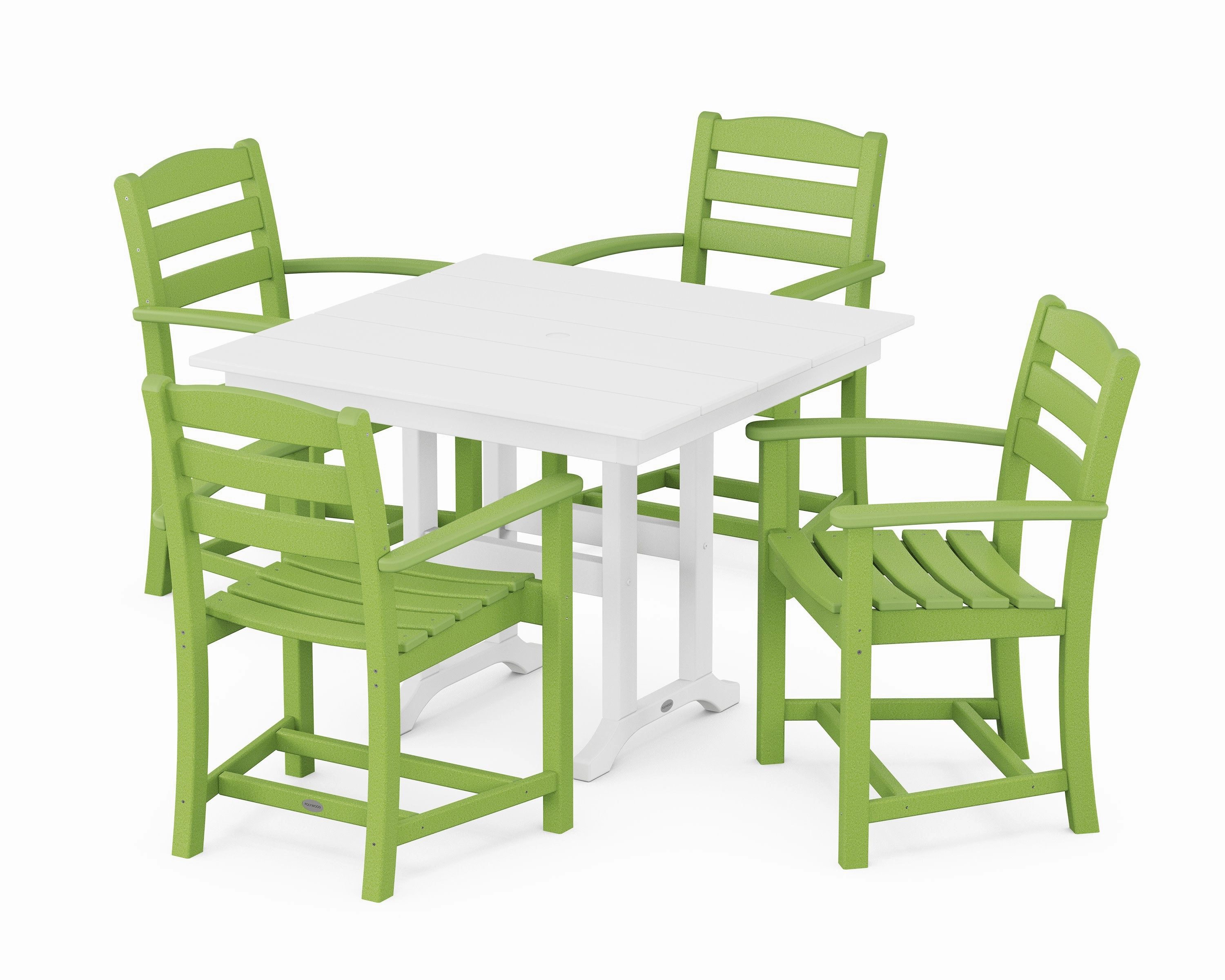 La Casa Caf 5-Piece Farmhouse Dining Set