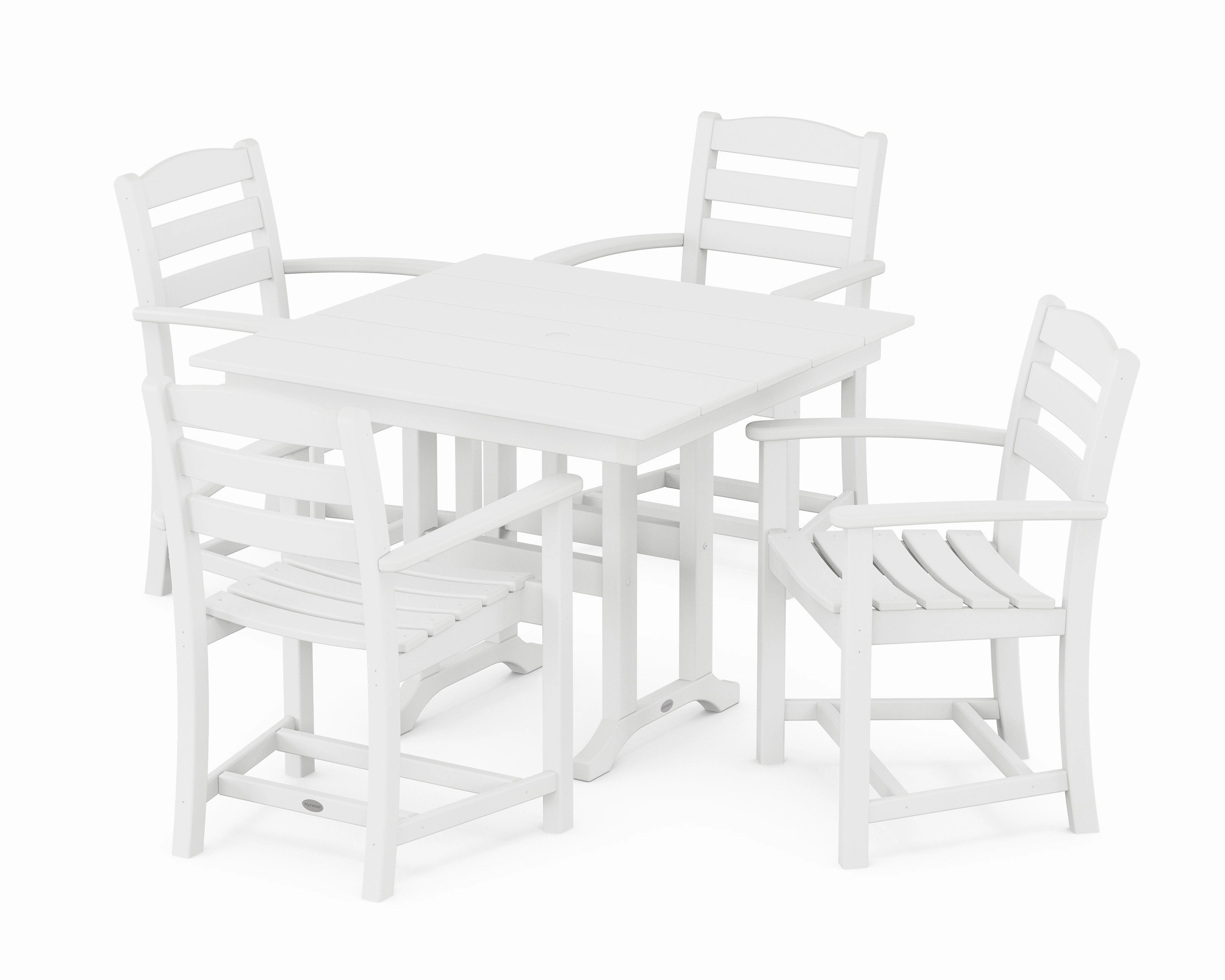 La Casa Caf 5-Piece Farmhouse Dining Set