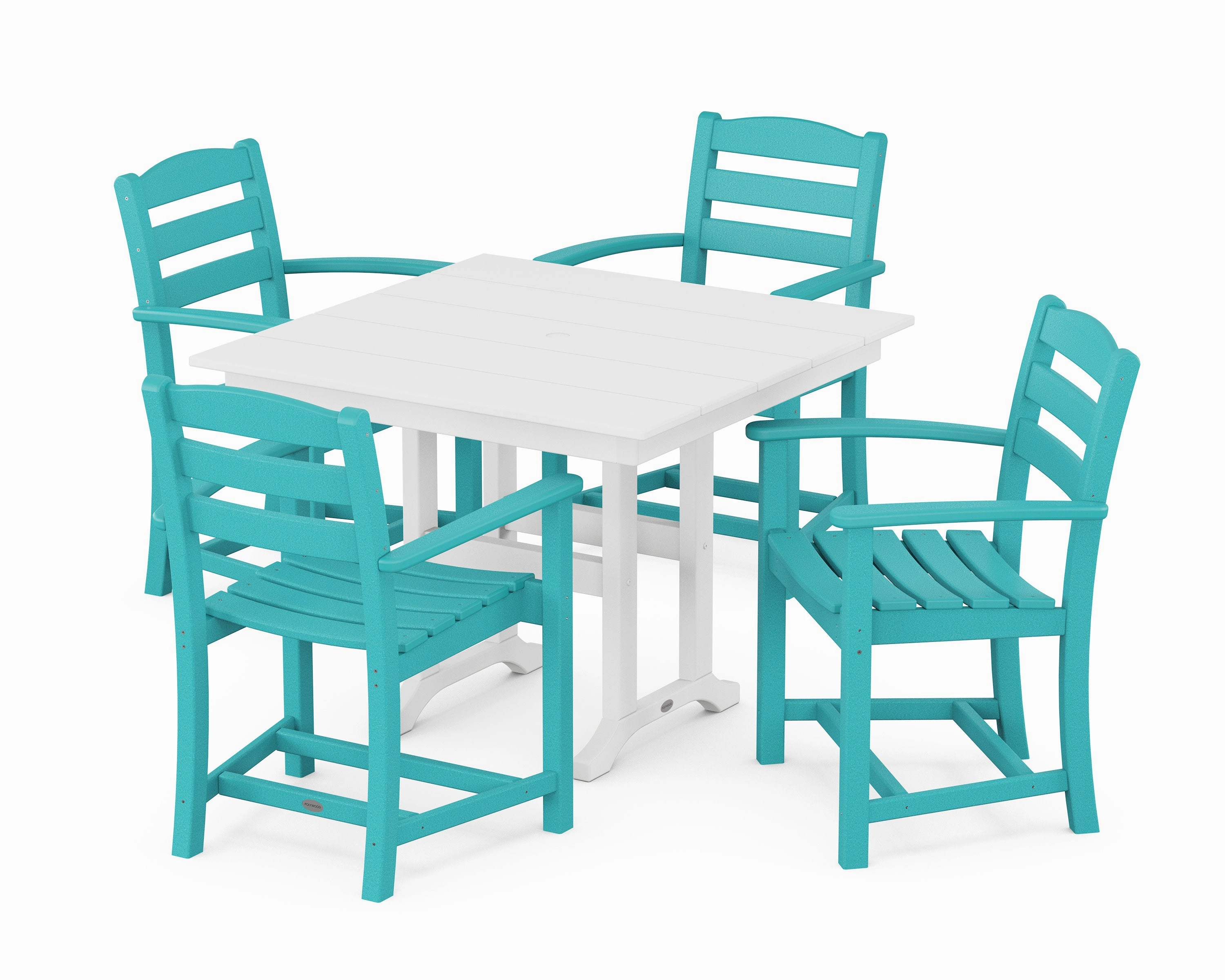 La Casa Caf 5-Piece Farmhouse Dining Set