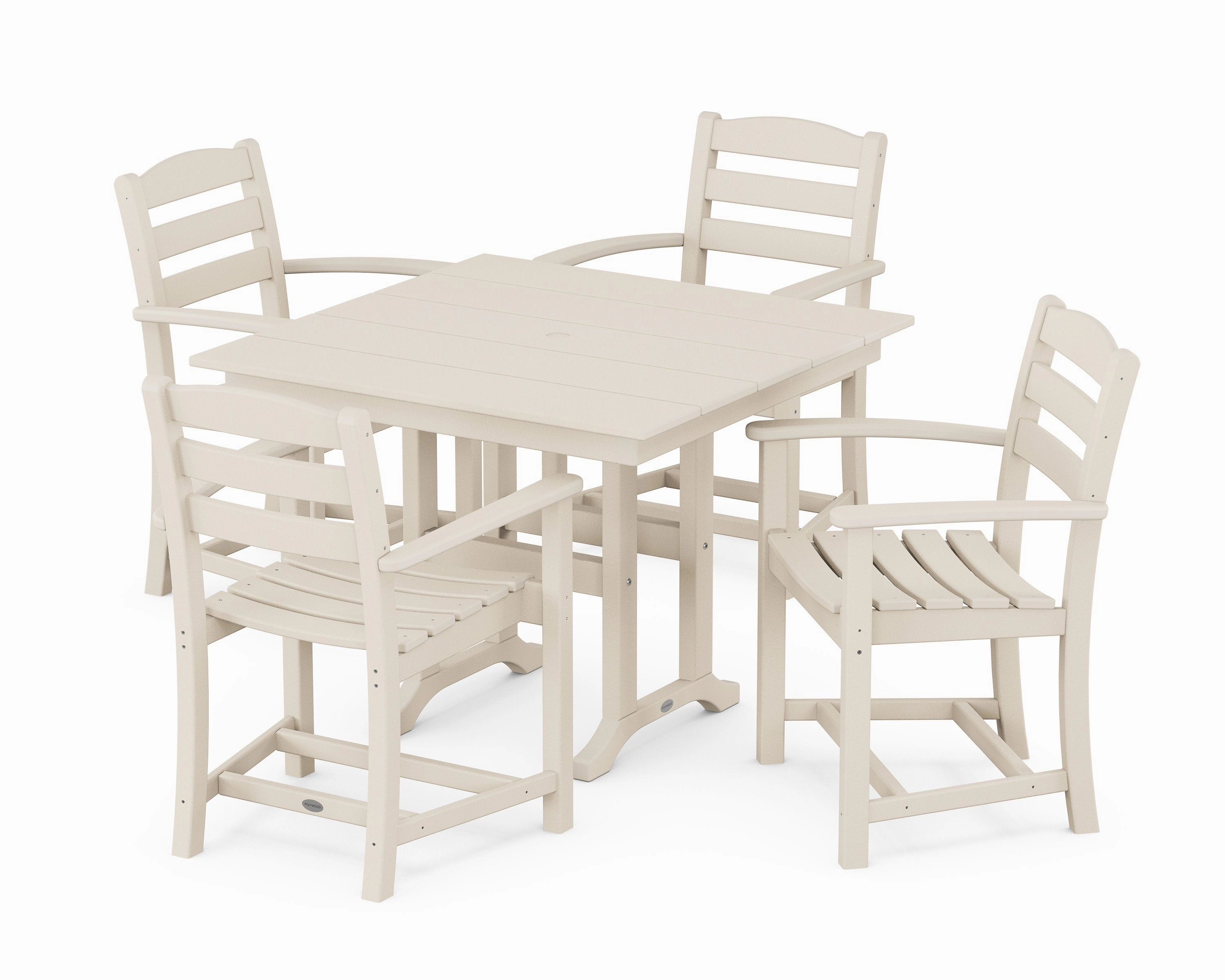 La Casa Caf 5-Piece Farmhouse Dining Set