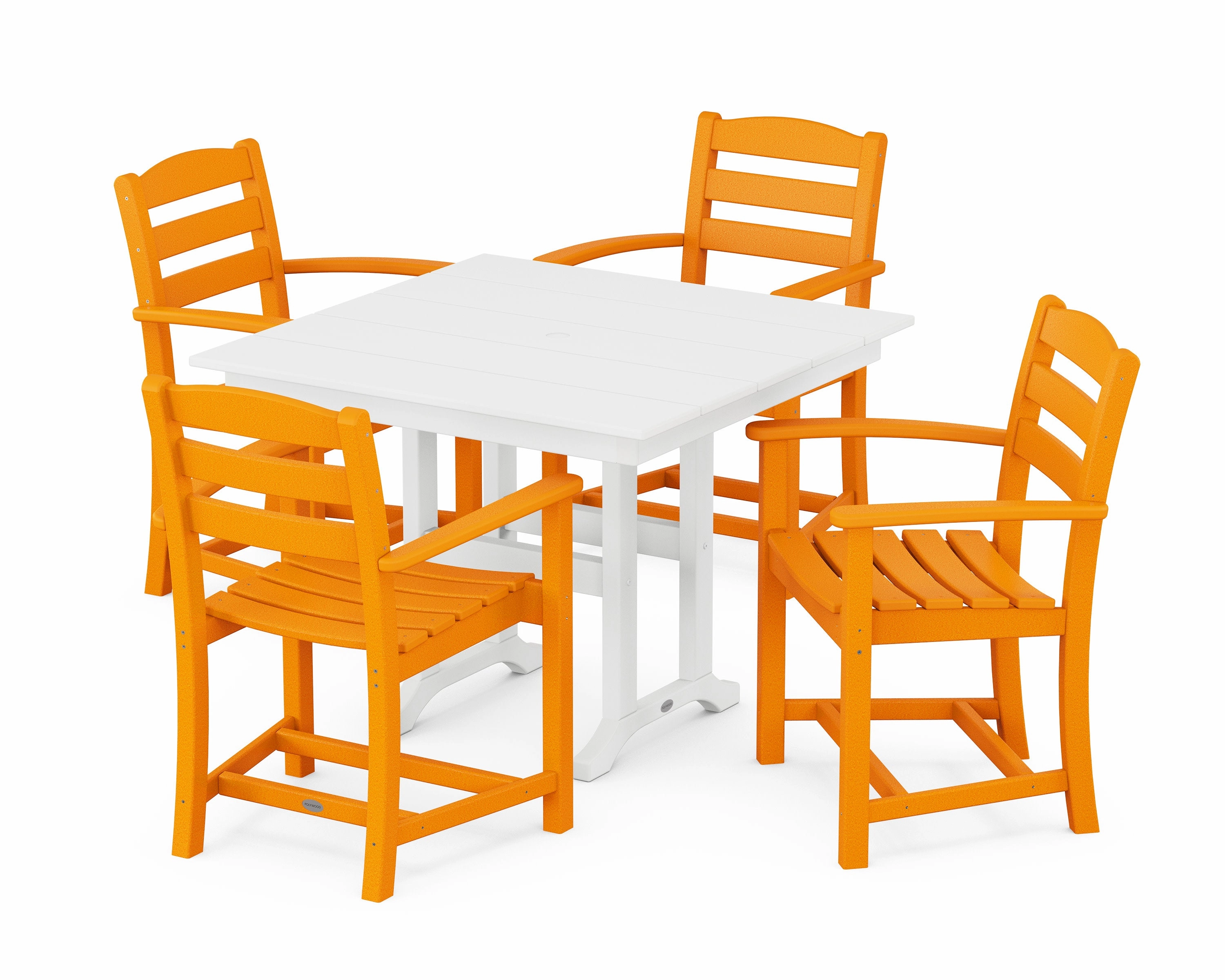 La Casa Caf 5-Piece Farmhouse Dining Set