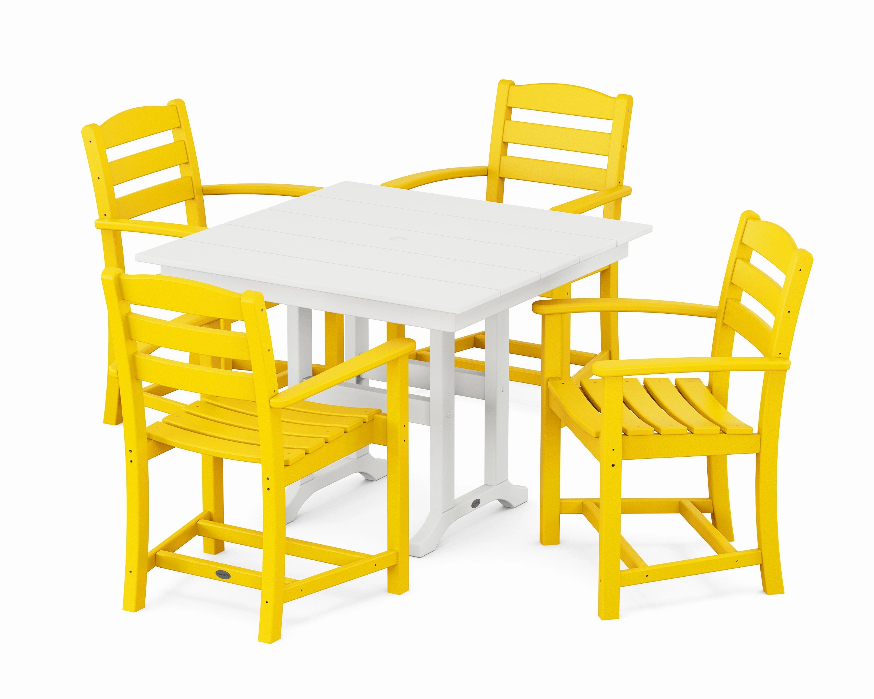 La Casa Caf 5-Piece Farmhouse Dining Set