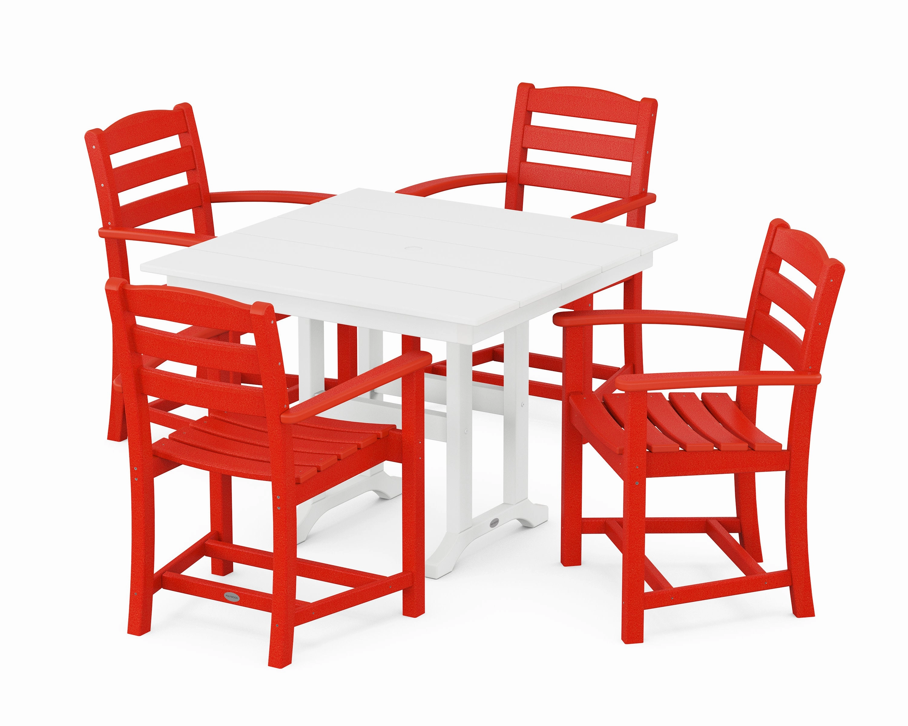 La Casa Caf 5-Piece Farmhouse Dining Set
