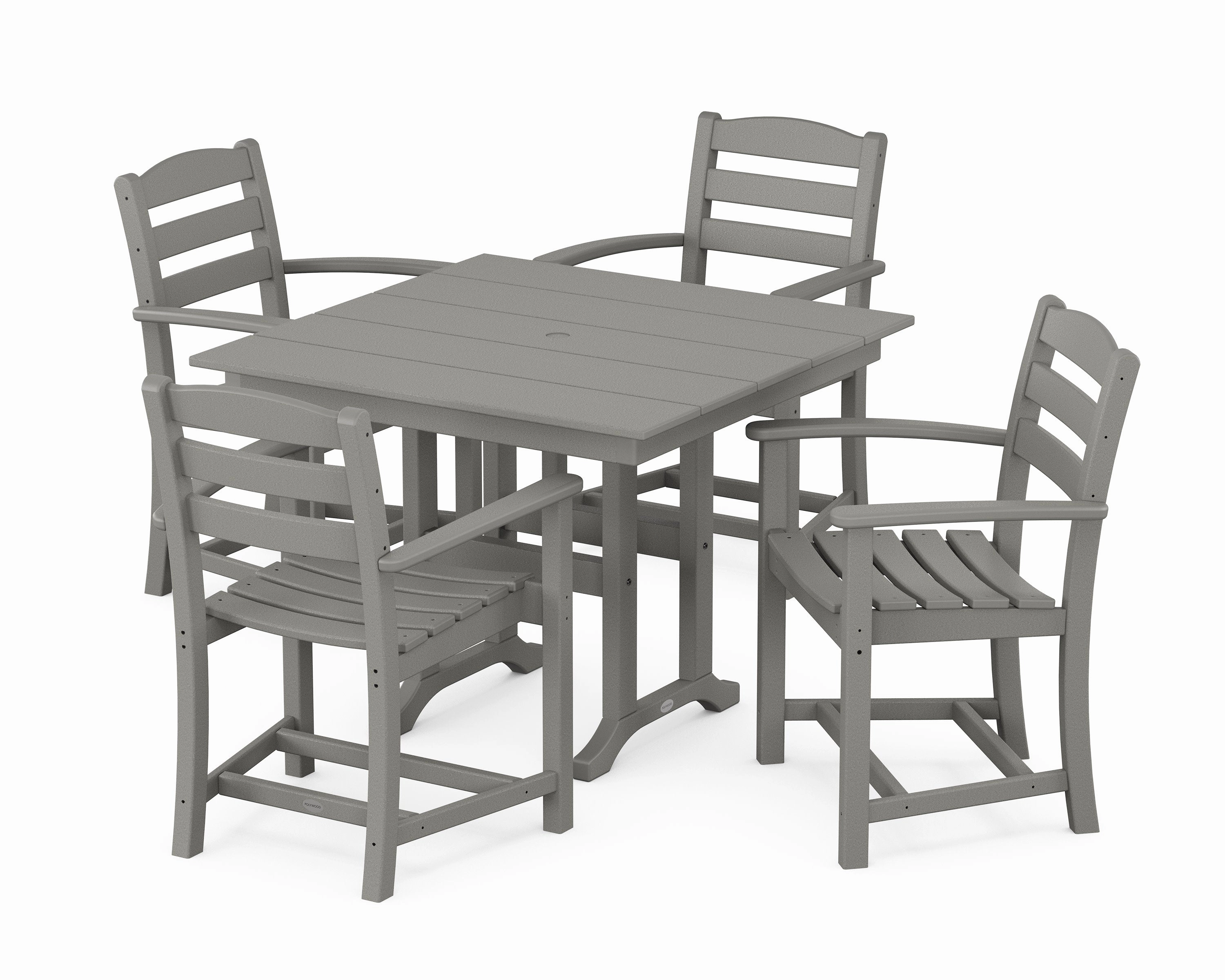 La Casa Caf 5-Piece Farmhouse Dining Setoutdoor patio furniture set