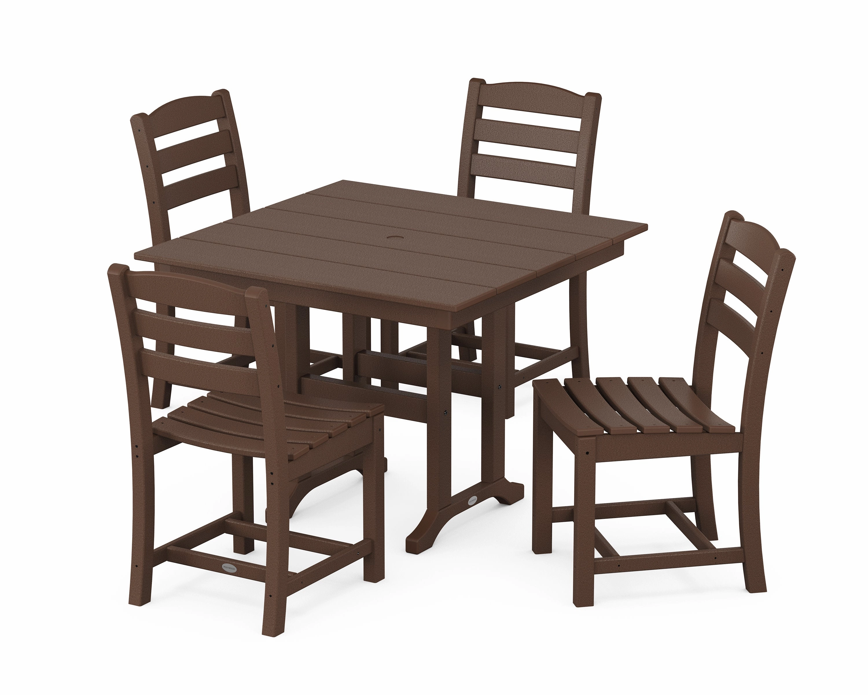 La Casa Caf Side Chair 5-Piece Farmhouse Dining Set
