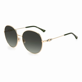 Mega Discount Event Gift Ideas Galore Ladies' Sunglasses Jimmy Choo Birdie-S-Pef-Ib  60 Mm
