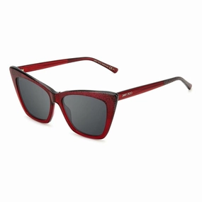 Instant Discount Hot Offer Ending Soon Ladies' Sunglasses Jimmy Choo Lucine-S-Dxl  55 Mm