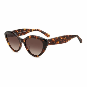 Clearance Event Alert Ladies' Sunglasses Kate Spade Juni-G-S-086F5Ha  55 Mm