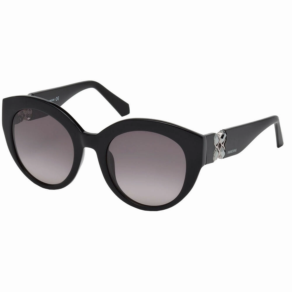 Instant Deal Today Hot Sale Frenzy Ladies'Sunglasses Swarovski Sk-0140-01B ( 52 Mm)