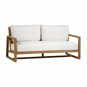 Laguna Loveseat - Natural Teakweatherproof teak dining table and chairs
