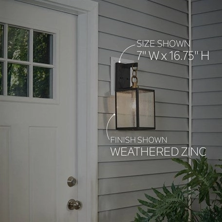 Lahden 12.25" 1-Light Outdoor Wall Light