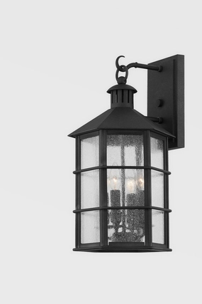 Lake County One Light Wall Sconce French IronOutdoor wall sconces with motion sensor