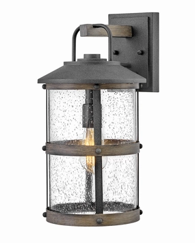 Lakehouse LED Outdoor Wall Mount Aged ZincOutdoor wall sconces with motion sensor