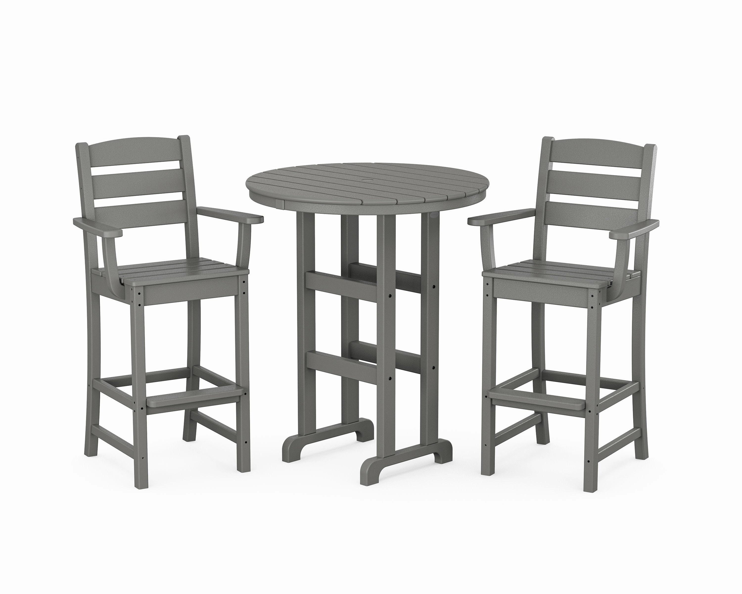 Lakeside 3-Piece Round Bar Arm Chair Setoutdoor patio furniture set