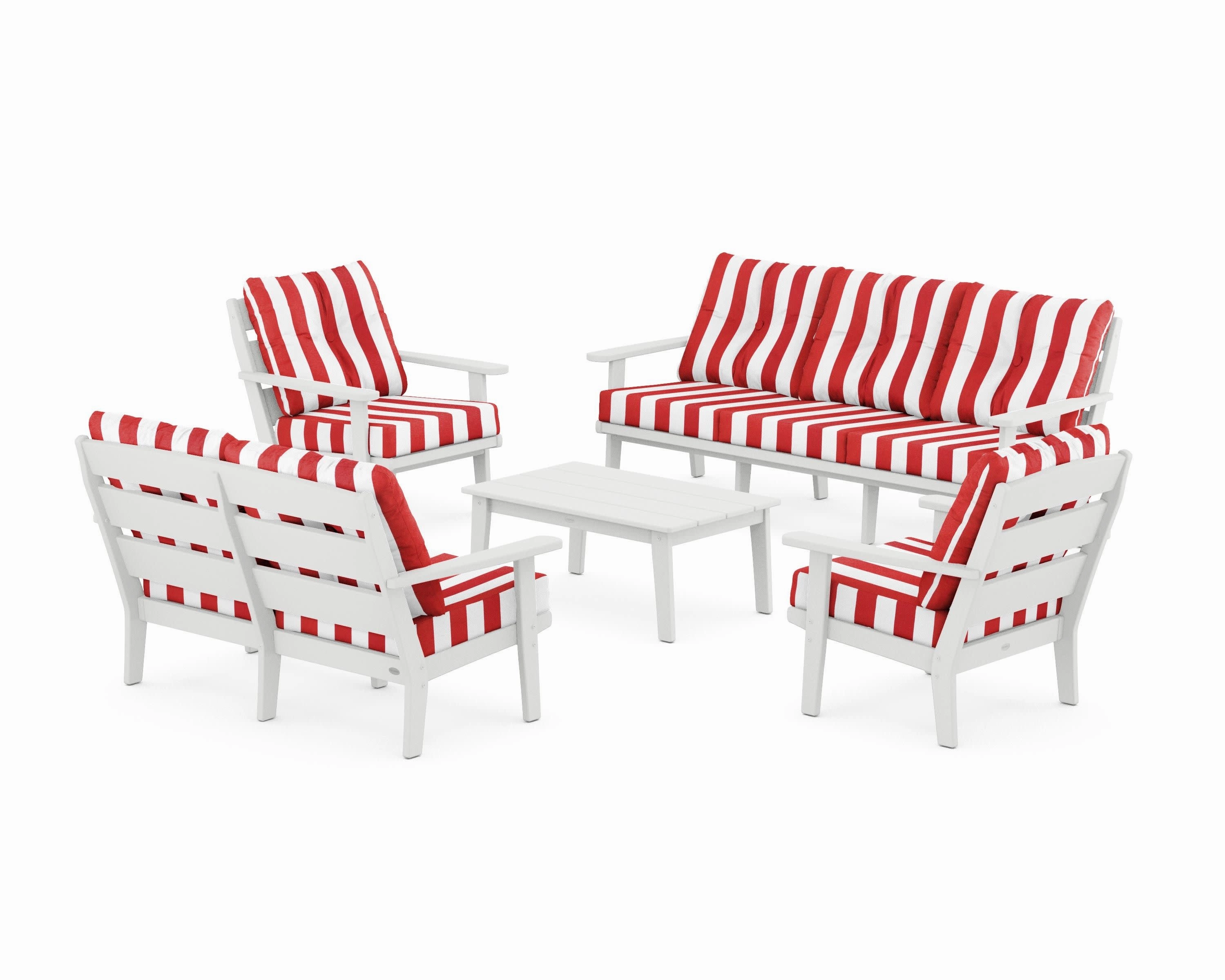 Lakeside 5-Piece Lounge Sofa Set
