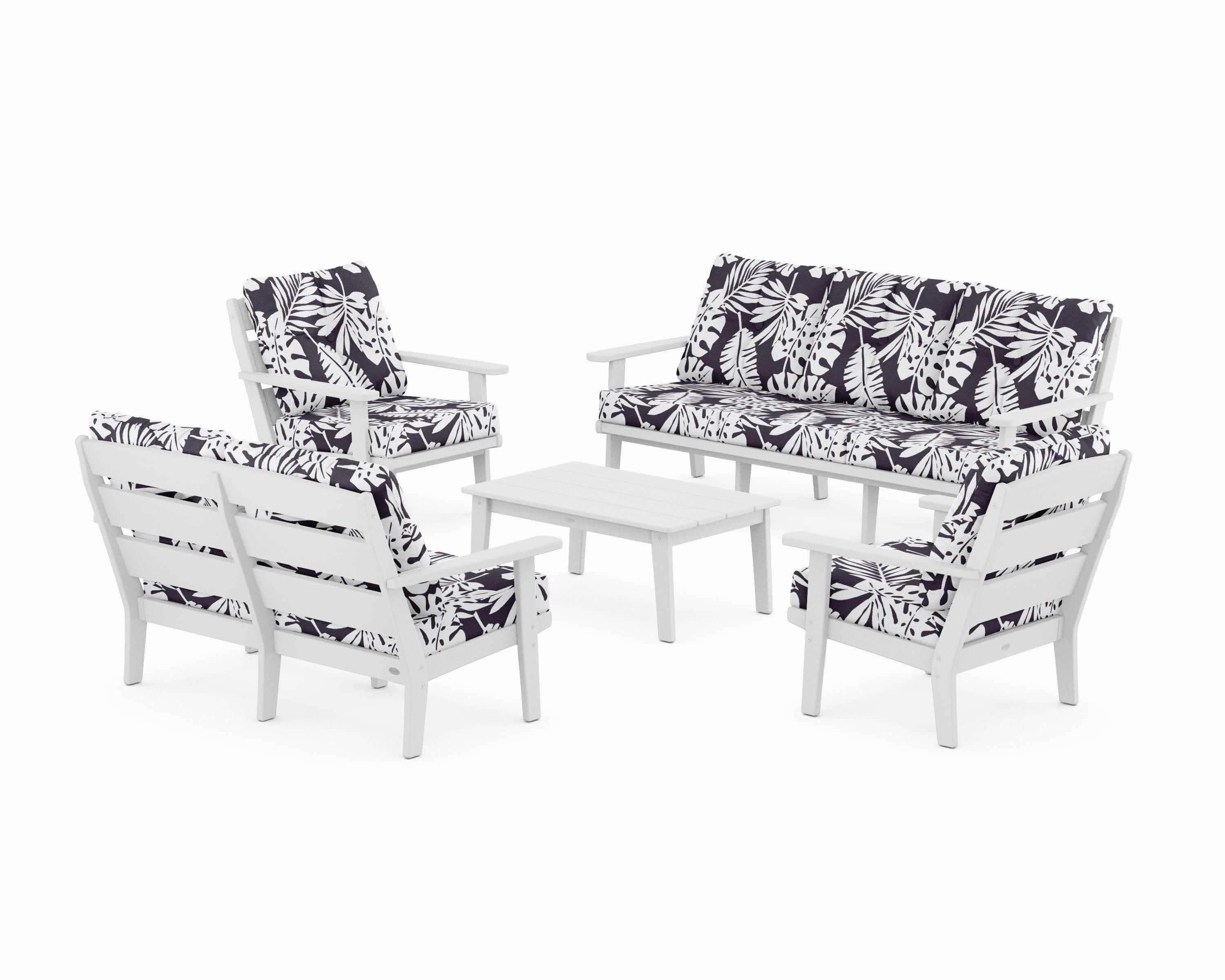 Lakeside 5-Piece Lounge Sofa Set