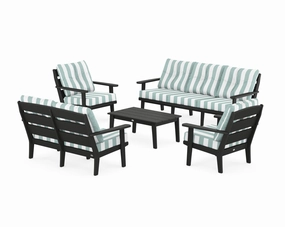 Lakeside 5-Piece Lounge Sofa Setoutdoor patio dining furniture set