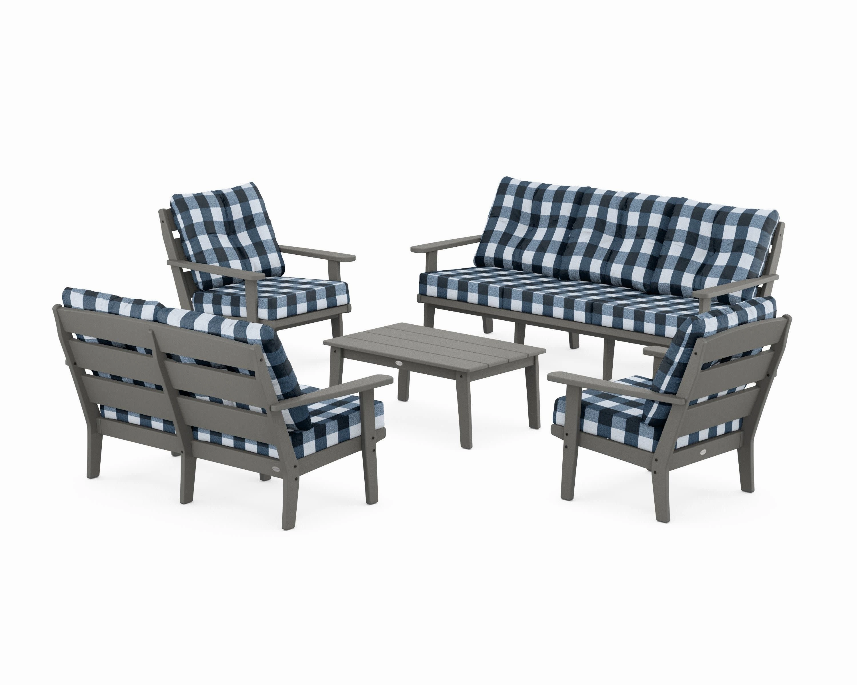 Lakeside 5-Piece Lounge Sofa Set