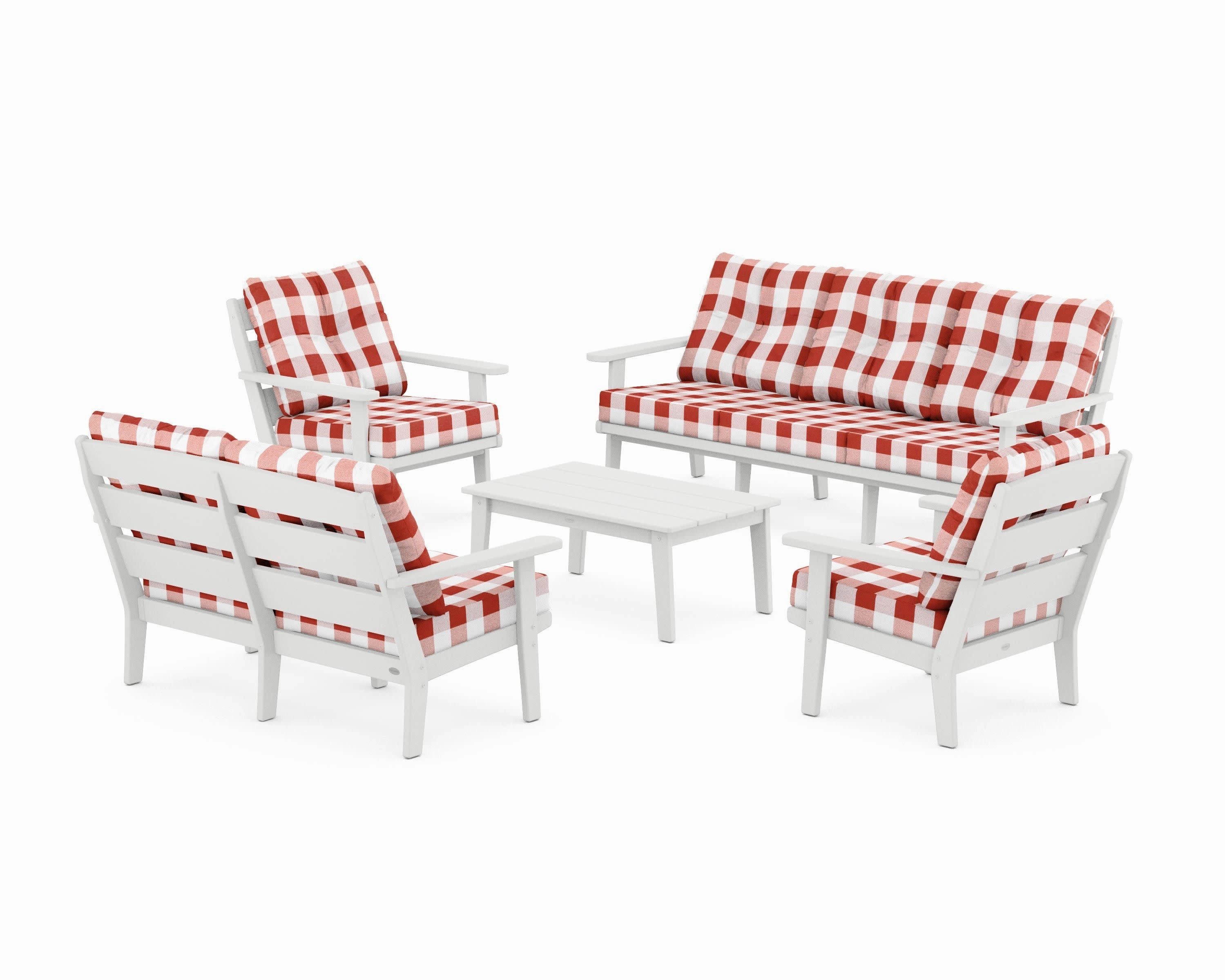 Lakeside 5-Piece Lounge Sofa Set