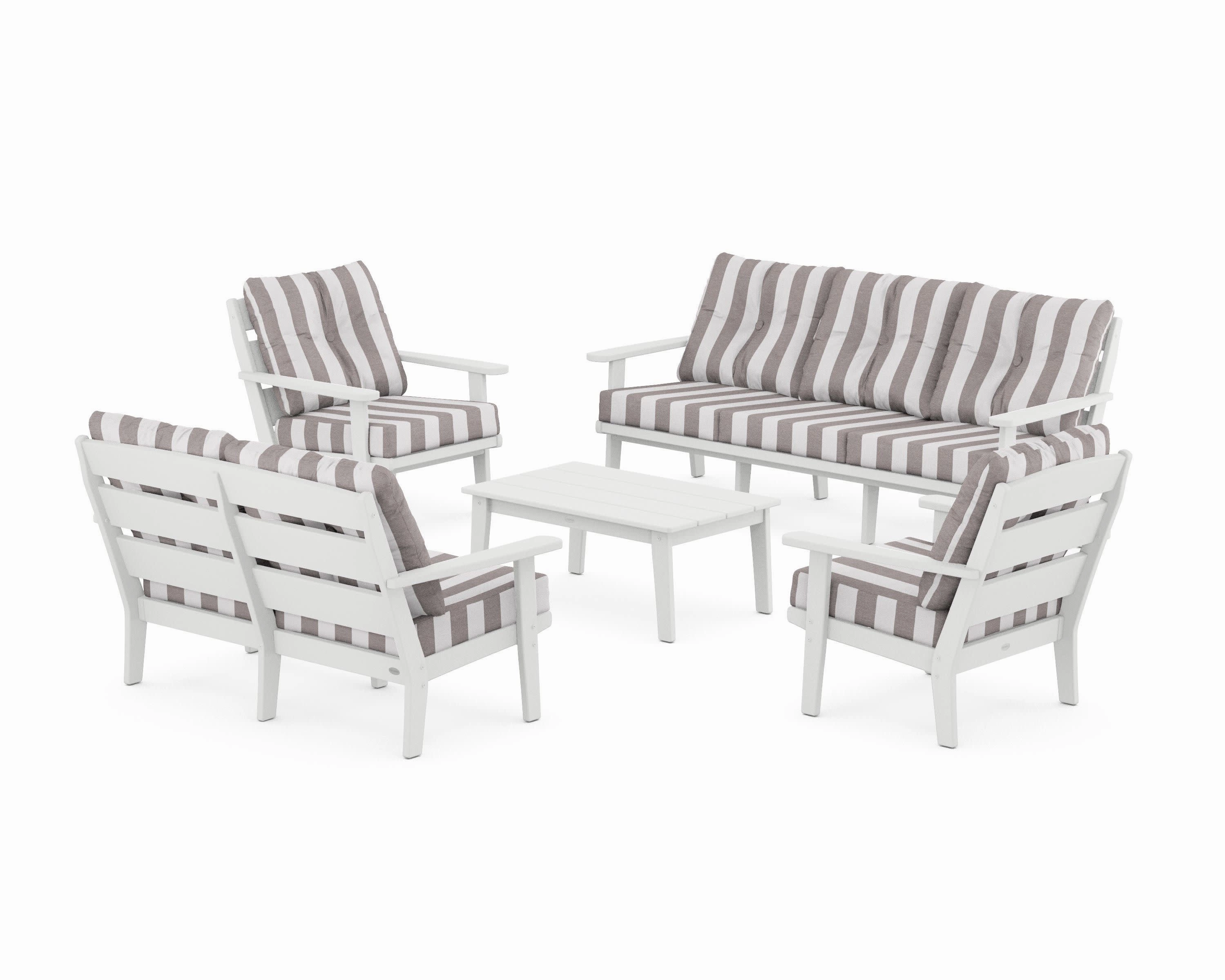 Lakeside 5-Piece Lounge Sofa Set
