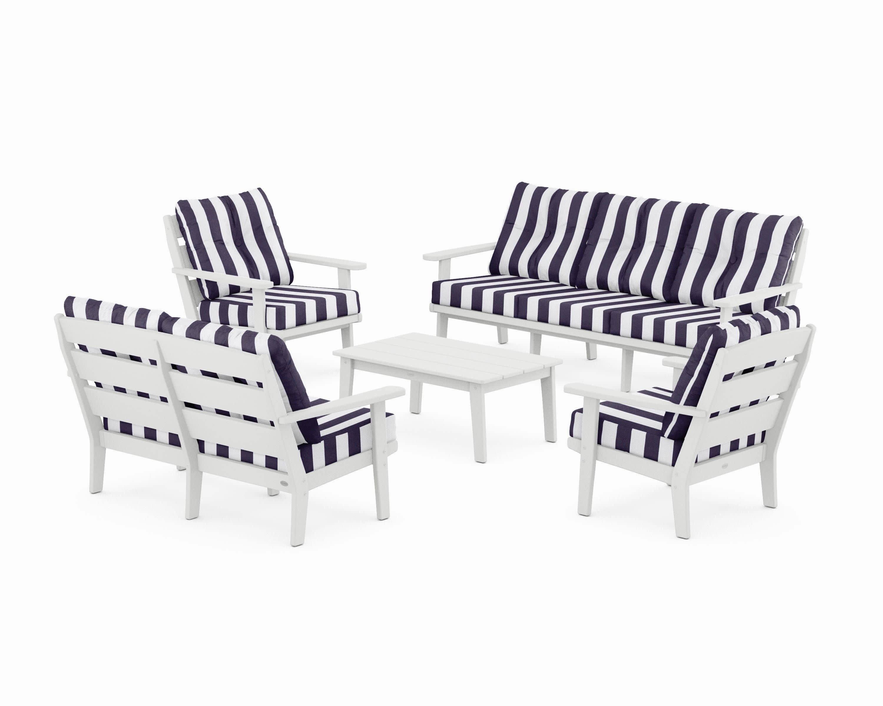 Lakeside 5-Piece Lounge Sofa Set