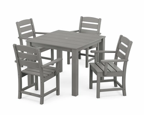Lakeside 5-Piece Parsons Dining Setoutdoor patio furniture set