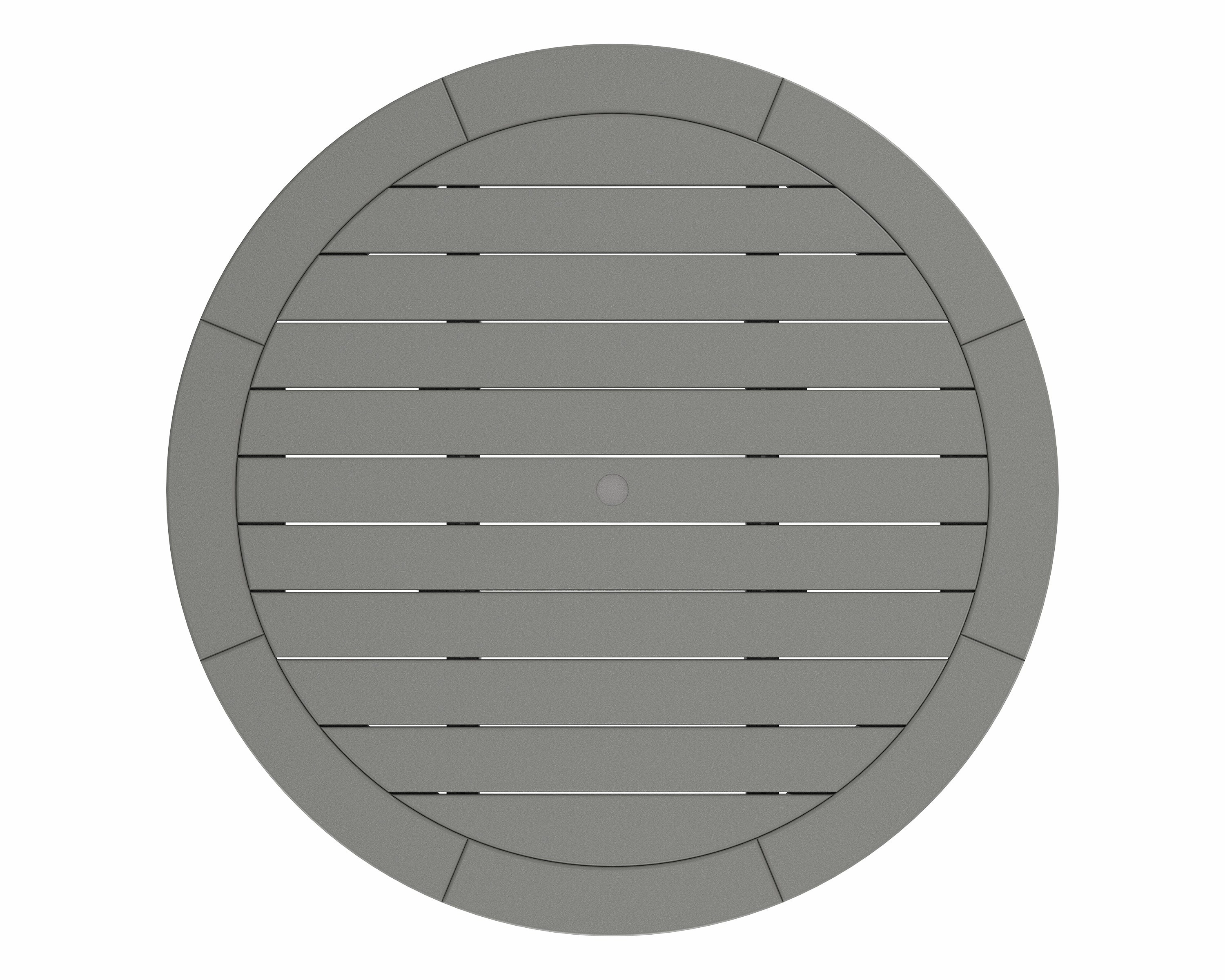 Lakeside 5-Piece Round Dining Set with Trestle Legs