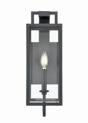 Lamont One Light Outdoor Wall Sconce Textured BlackOutdoor wall sconces with motion sensor