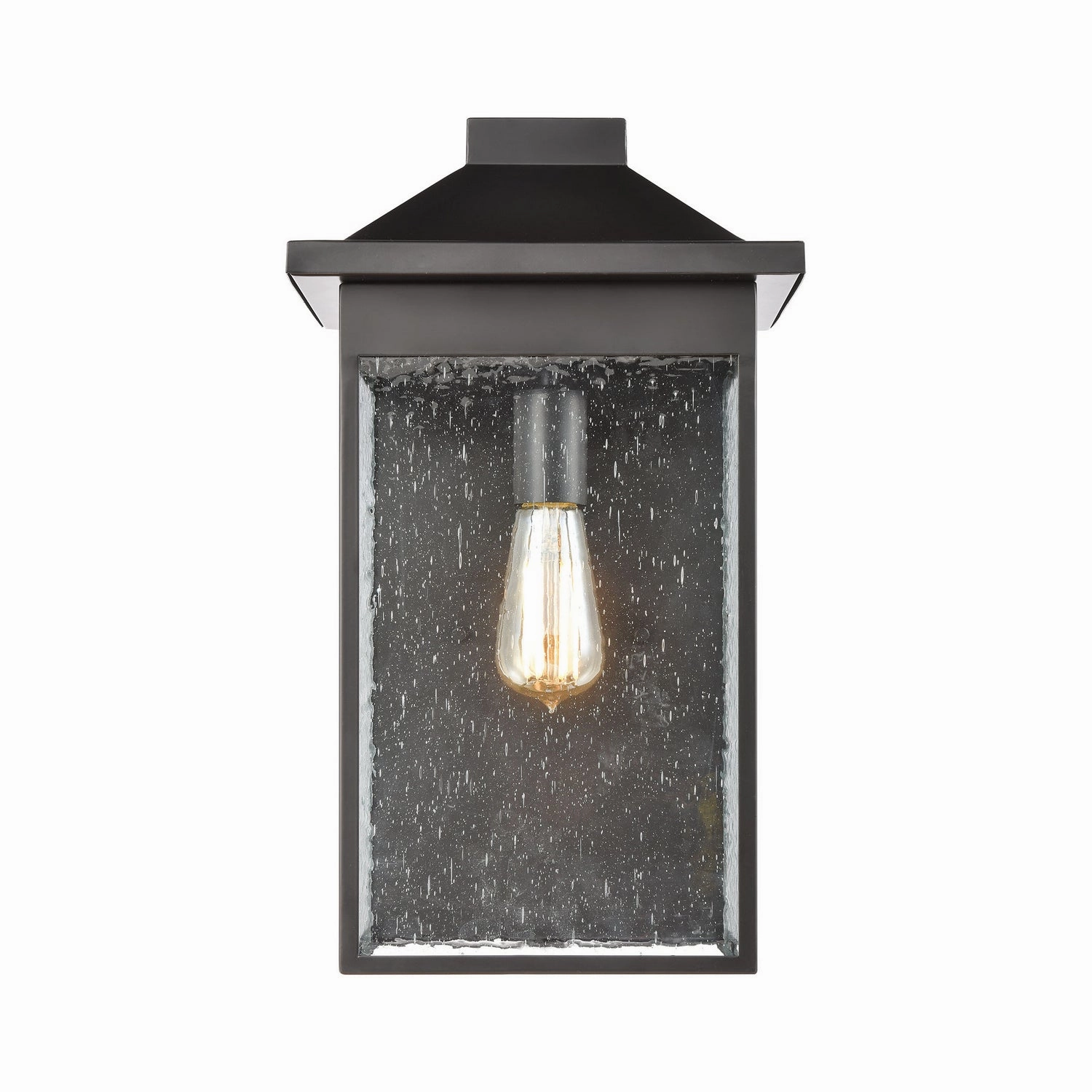 Lamplighter One Light Outdoor Wall Sconce Matte Black