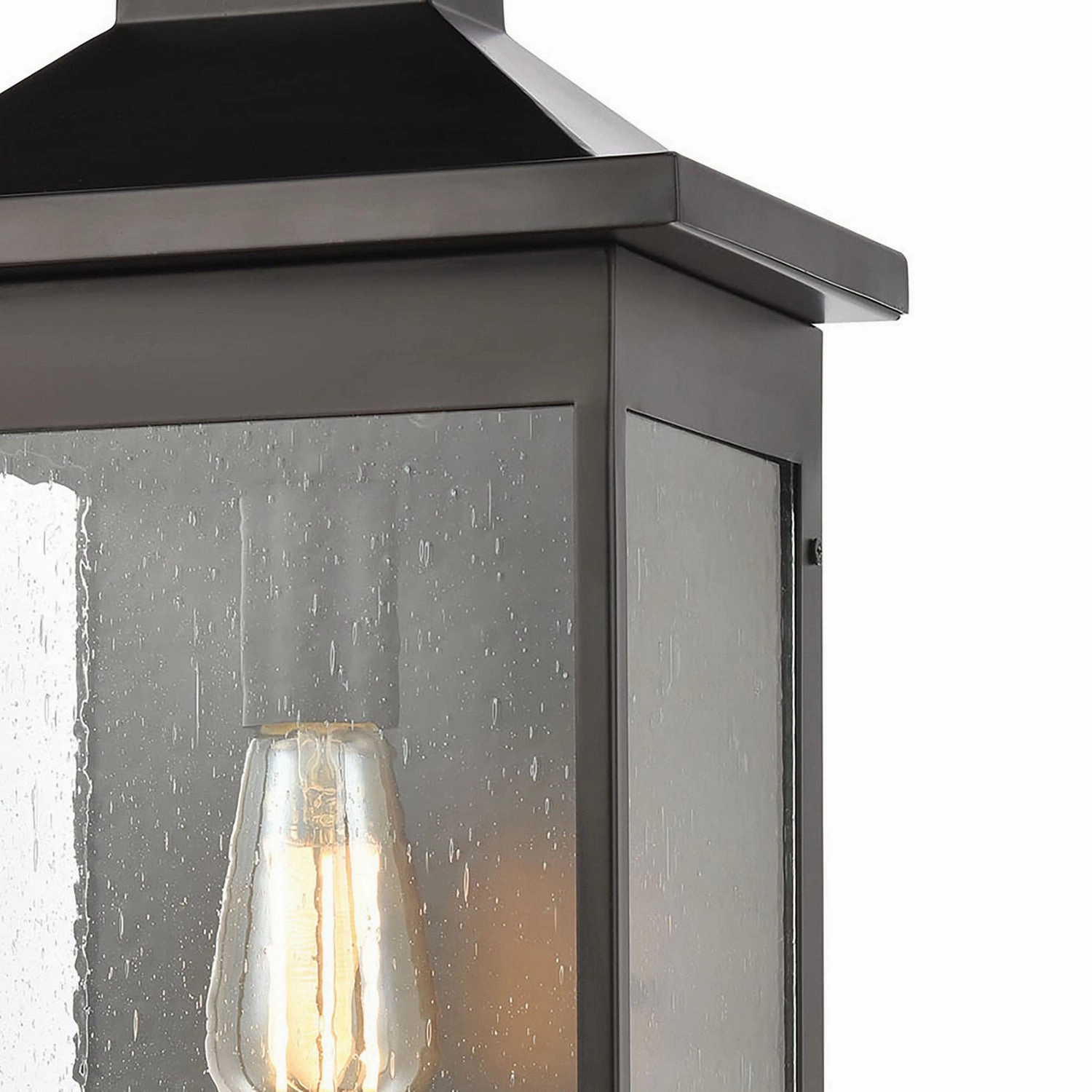 Lamplighter One Light Outdoor Wall Sconce Matte Black