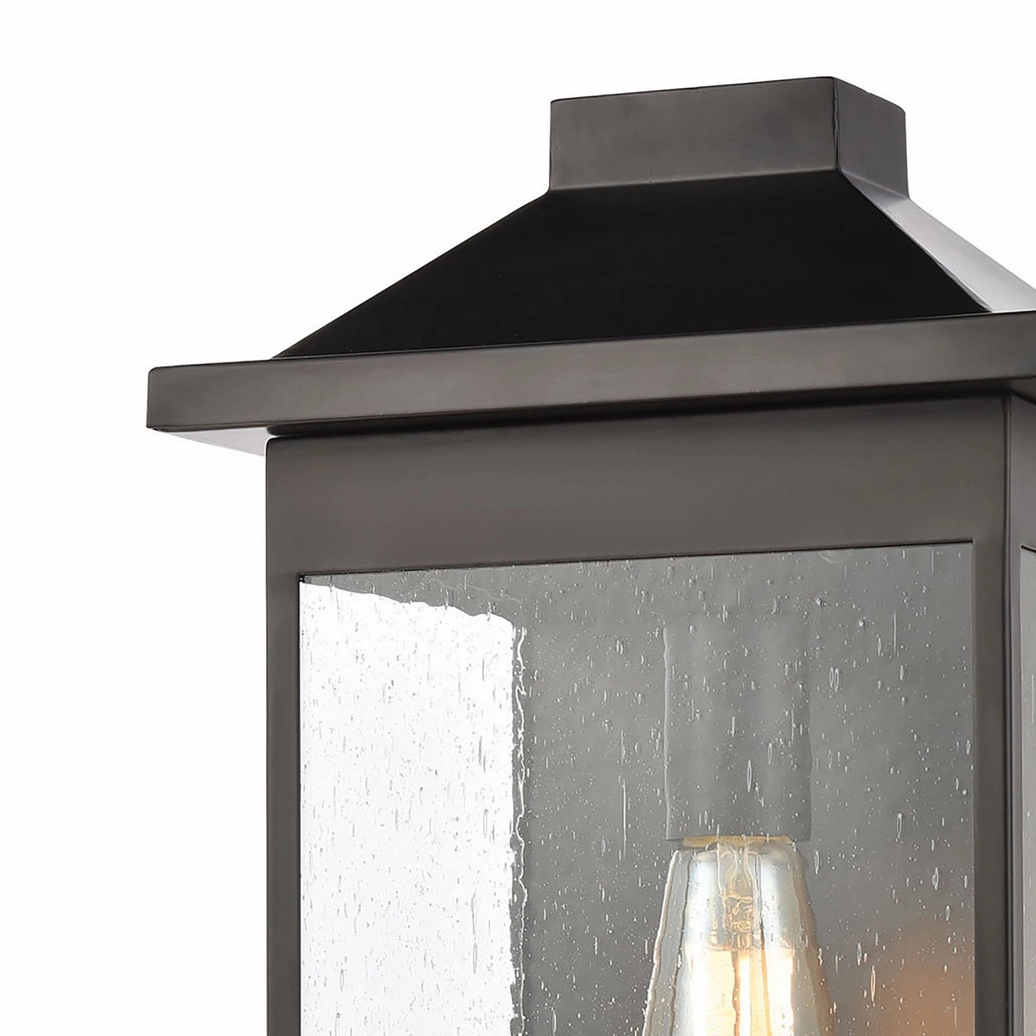 Lamplighter One Light Outdoor Wall Sconce Matte Black