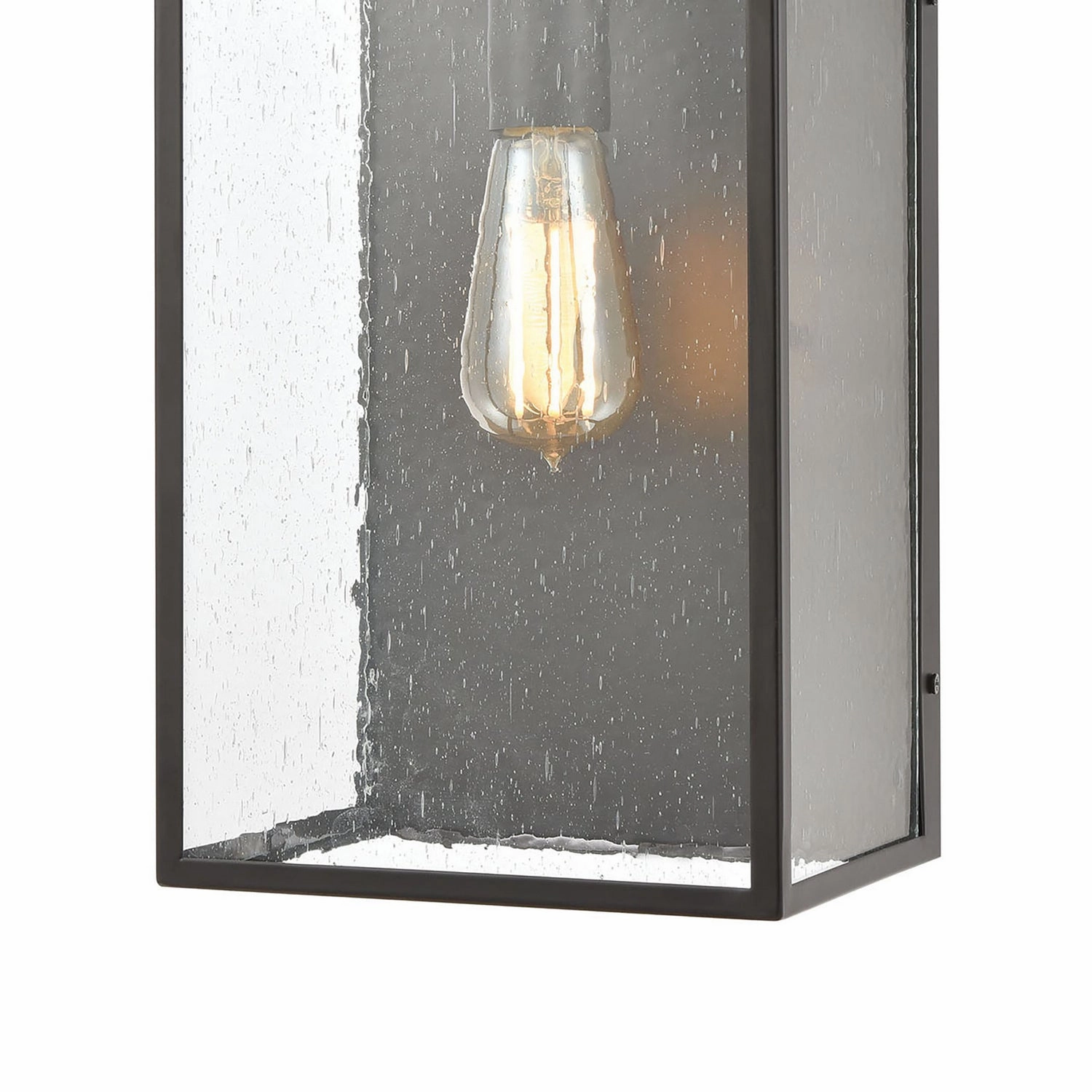 Lamplighter One Light Outdoor Wall Sconce Matte Black