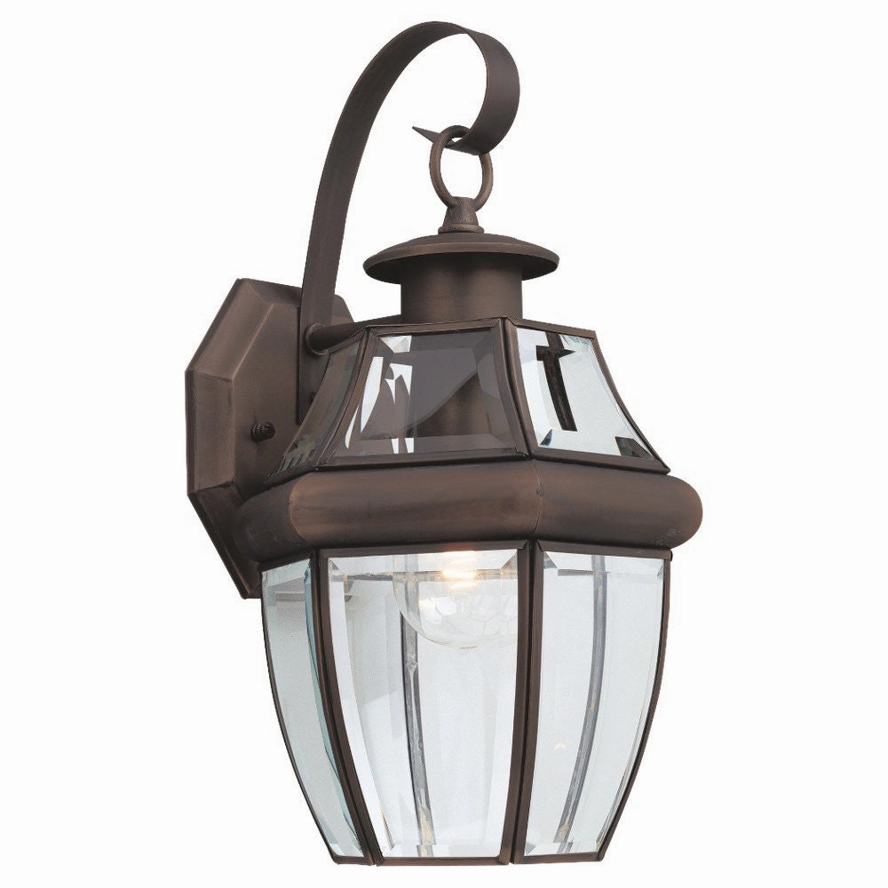 Lancaster One Light Outdoor Wall Lantern Antique BronzeOutdoor wall sconces with motion sensor