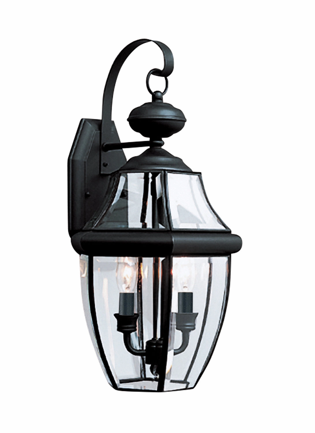 Lancaster Two Light Outdoor Wall Lantern BlackOutdoor wall sconces with motion sensor