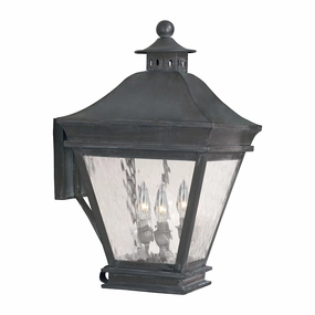 Landings Three Light Wall Sconce CharcoalOutdoor wall sconces with motion sensor
