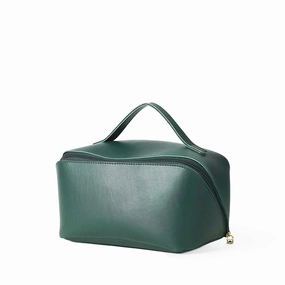 Grab Save Today Large Capacity Travel Cosmetic Bag Green