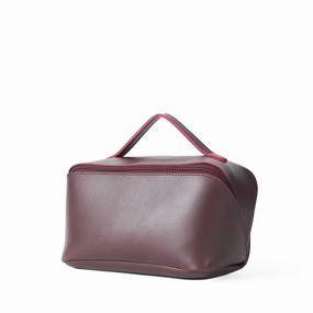 Limited Time Steal Large Capacity Travel Cosmetic Bag Maroon