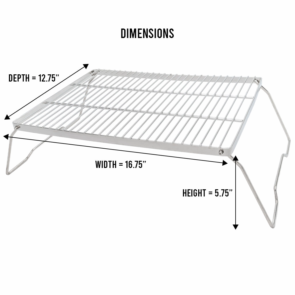 Large Stainless Steel Folding Grill