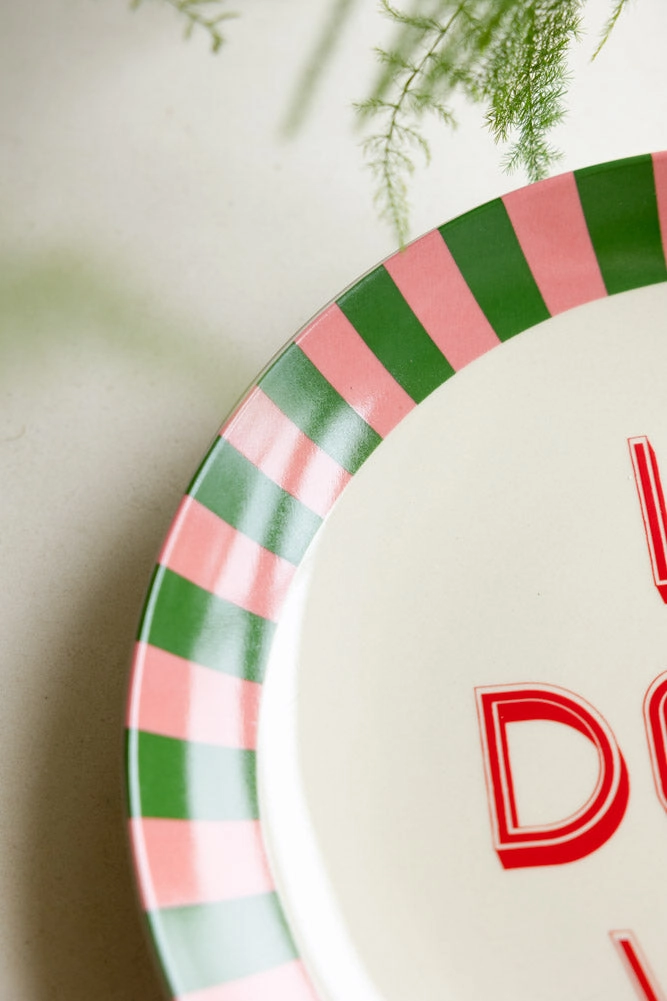 Large White La Dolce Vita Plate