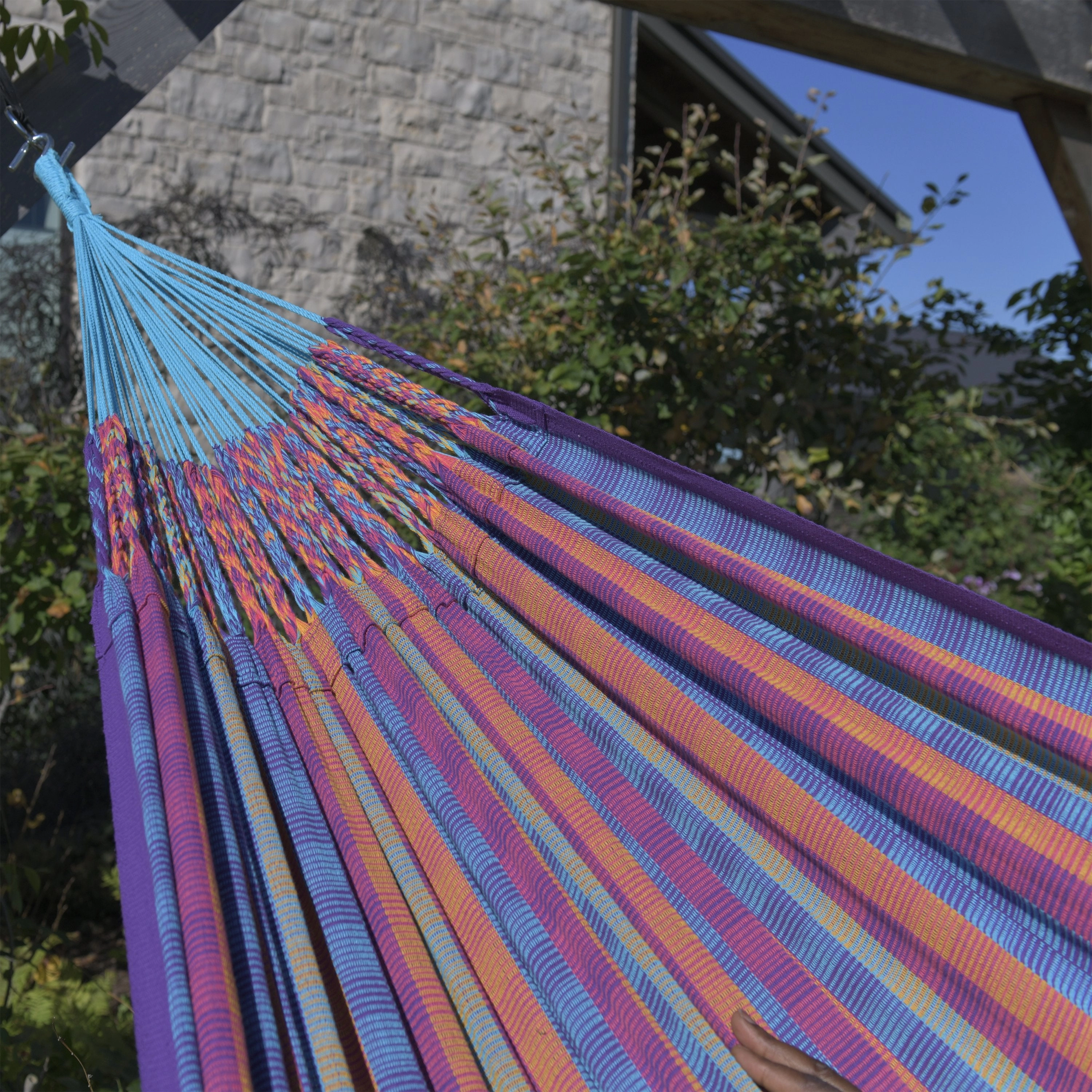 Latin Double Cotton Hammock - Bella Vida